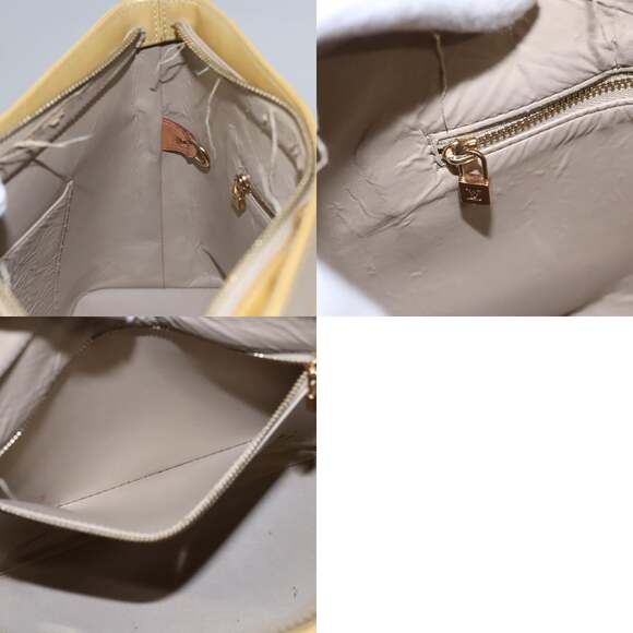 LOUIS VUITTON Monogram Vernis Houston Hand Bag Beige M91004 - Picture 13 of 13